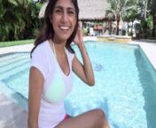 MIA KHALIFA - Chilling Out In The Pool With Sean Lawless from tamil actress tamanna xxx boo