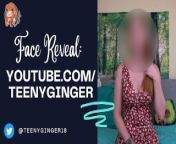 TeenyGinger's Face Reveal from fucking on the balcony with russian beauty