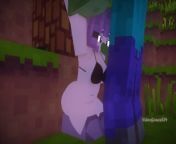 Minecraft Porn Zombie fucks girl relaxing under a tree from arbr
