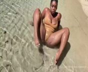 Fit Dominican Slut Gets Reverse Cowgirl Fuck On Public Beach Risk Someone Seeing from @lauravetter