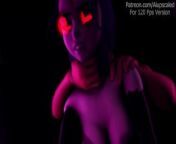 Raven Calms her Demons | 4K AI Upscaled from teen titans go shower
