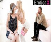 EroticaX - Birthday Threesome Surprise, Rammed N' Blown from sex 3 x