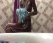 At Boyfriend Birthday Party Girl Had Her Bathe in The Dorm before Making Love Nicely from cute village girl bathing mp4