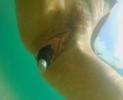 Big Adventure of a Small Bottle # Underwater PUSSY PUSH EXERCISES # Naked in Public from nudist beach