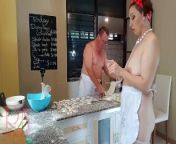 Nudist housekeeper Regina Noir cooking at the kitchen. Naked maid makes dumplings. Naked Part 2 from salman khan nude cook xnxopen sex san school girl xxx mpg video