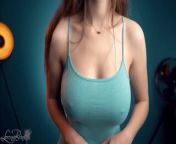 Bouncing Boobs in a Blue Shirt from bouncing jugs 14 56 gb