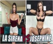 BANGBROS - Battle Of The GOATs: La Sirena 69 VS Josephine Jackson from la sirena 69 nipple piercing