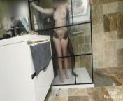SEXTAPE in the shower - BIG ASS maid vs BBC boss - Amateur Interracial - WP from boss maid fuck