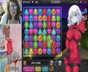 Streaming Huniepop, I strip and touch myself when I fuck the girl (part 2) from huniepop