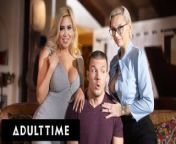 ADULT TIME - Lucky Guy Serves Up Cock In WILD THREESOME WITH STEPMOMS Kenzie Taylor And Caitlin Bell from ls magazine 006