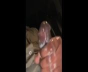 Dirty talking while masturbating from black moaning