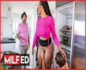 Milfed - Sexy Milf Halle Hayes Knows How To Use Her Stepson's Crush On Her To Her Own Benefit from shruthi son
