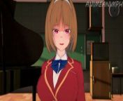 Fucking Kikyo Kushida in her Evil Side from Classroom of the Elite Until Creampie - Anime Hentai 3d from kikyō kushida