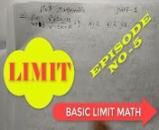 Limit math exercises Teach By Bikash Educare episode no 5 from indian teacher i