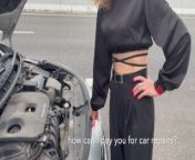 Fake car repair with anal from tamijxxx