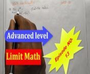Advanced Limit Math of Stanford University's Teach By bikash Educare Part 13 from indian teacher sex 3gp