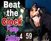 Lick my Wet Pussy! Femdom Games Real Orgasm Beat the Clock! Homemade Amateur BDSM Chastity Slave FLR from bd8