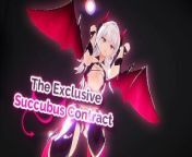 [Bonus DLC Trailer] The Exclusive Succubus Contract - Fully Voiced [Femdom] [Edging] from lillia