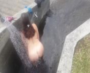 I filmed a Curvy Girl getting completely changed and taking a Nude Shower on the Beach from srilanka girl nude blu film