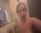 Taking a shower from bbw teen shower