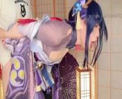 【Tokar0711】Raiden Shogun Cosplay Sex from raiden shogun gets roughly fucked in a full vaginal nelson genshin impact 60fps