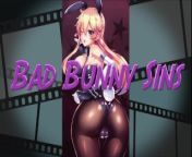 Bad Bunny Sins Schoolgirl Rough Blowjob in Panties Audition from panties audition