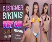 Designer Bikinis Try On! Hannahjames710 Models thongs, Brazillians and Micro bikinis from desi sexy girl cheat with bf and fucking hard in