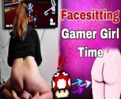 Facesitting Gamer Girl Time Femdom BDSM Real Homemade Couple Amateur Milf Stepmom Pussy Ass Eating from 线上体育游戏ee3009 cc线上体育游戏 joh
