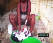 Village girl caught on camera washing clothes legs apart pussy exposed from village sasur bouma