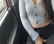 FINGERING WET JEANS OUTDOOR CAR SERVICE AREA from filipina pregnantx bbw area