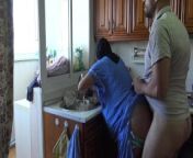 سكس في مستشفى من الطين مع الممرضة Pregnant Arab Wife Fast Creampie In Kitchen from bulufi amadu