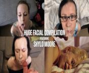 HUGE FACIALS Compilation Featuring Shylo Moore from 武汉汉南空姐约炮9570335微信靠谱 0416