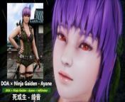 DOA × Ninja Gaiden - Ayane × Infiltrator - Lite Version from cock ninja