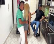Dancing Reggaeton with my Best Friend's Girlfriend and I Rub my Cock on her Ass in Front of NTR Neto from carlota boza reggaetón