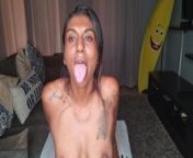 Desi sits on the couch drooling as she sticks out and wiggles her tongue around from desi hidu women chutfingering mastubrat loud moining sex