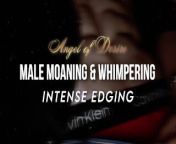 INTENSE EDGING & ORGASM | Male moaning & whimpering ASMR from ramblefap