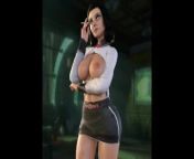 Bioshock - Elizabeth Parody Smoking Hot Nudes from sex with a muscular woman