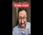 Bitcoin price update 22 July 2023 with stepsister from irzzi alee shah