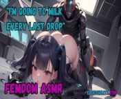 Your hot A.I girlfriend malfunctions and straps you to her milking chair [FEMDOM FANTASY ROLEPLAY] from go ai