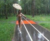 Голой под дождём! from manipuri singer natasha nude i