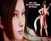 KOF × DOA - Mai Shiranui × Fire Dance - Lite Version from dinosaur king cartoon sex