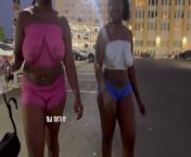 Tila Totti and Tessa Tasty Wear Painted Clothing In The City from girl and 70 female news anchor sexy videos